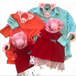 Mummy and Daddy Pig Costumes-Peppa Pig